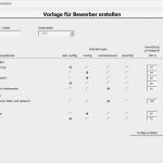 Bewerbermanagement Excel Vorlage Genial Bewerberauswahl Excel