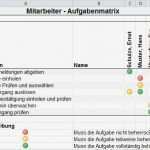 Bewerbermanagement Excel Vorlage Neu Mitarbeiter Aufgabenmatrix Aufgabenverteilung