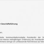 Bewerbung assistentin Der Geschäftsführung Vorlage Genial Bewerbungsschreiben Als assistent assistentin Der