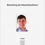 Bewerbung Ausbildung Industriekauffrau Vorlage Fabelhaft Bewerbungsdeckblatt