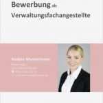 Bewerbung Ausbildung Verwaltungsfachangestellte Vorlage Einzigartig Deckblatt In Der Bewerbung über 100 Kostenlose Muster