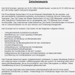 Bewerbung Call Center Vorlage Neu Zwischenzeugnis Gut Call Center Agent Outbound