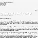 Bewerbung Für Ausbildung Vorlage Cool Bewerbung Altenpfleger In Ausbildung sofort Download