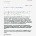 Bewerbung Krankenpfleger Ausbildung Vorlage Einzigartig Bewerbung Als Krankenschwester Krankenpfleger