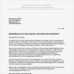 Bewerbung sozialpädagogische assistentin Vorlage Bewundernswert Bewerbung Als Biologisch Technischer assistent