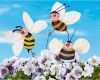 Bienen Basteln Vorlagen Elegant Blumenstecker Basteln Hummel Biene &amp; Wespe Familie