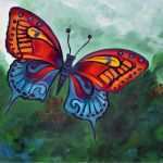 Bilder Acryl Vorlagen Erstaunlich Schmetterling Acryl Bilder Schmetterling Acrylbild Und