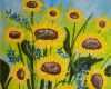 Bilder Acryl Vorlagen Inspiration Bild Blumen sonnenblumen Natur Acrylmalerei Von Elke P