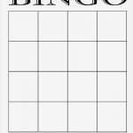 Bingo Vorlage Schönste 4x4 Blank Bingo Card Template