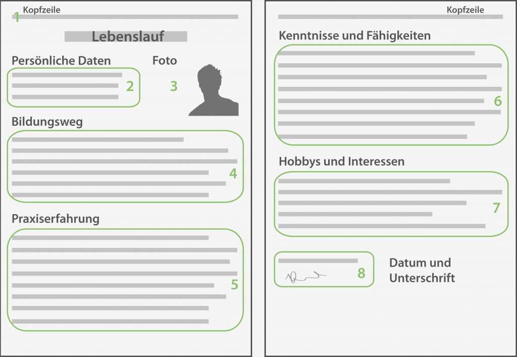 Biografie Vorlage Beispiel Erstaunlich Muster Lebenslauf Word Muster ...