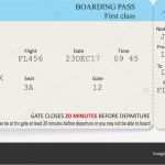 Boarding Pass Vorlage Beste Vektor Vorlage Der Boarding Pass Tickets — Stockvektor