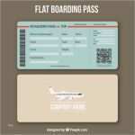 Boarding Pass Vorlage Cool Boarding Pass Vorlage Mit Qr Code In Flacher Bauform