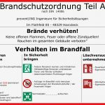 Brandschutzordnung Teil C Vorlage Erstaunlich Brandschutz Prevent Ing