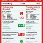 Brandschutzordnung Vorlage Word Inspiration Brandschutzordnung