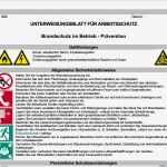 Brandschutzunterweisung Vorlage Gut Unterweisung Brandschutz Prävention Vorlage Zum Download