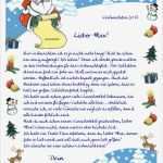 Brief An Den Weihnachtsmann Schreiben Vorlage Luxus Ein Brief Vom Weihnachtsmann