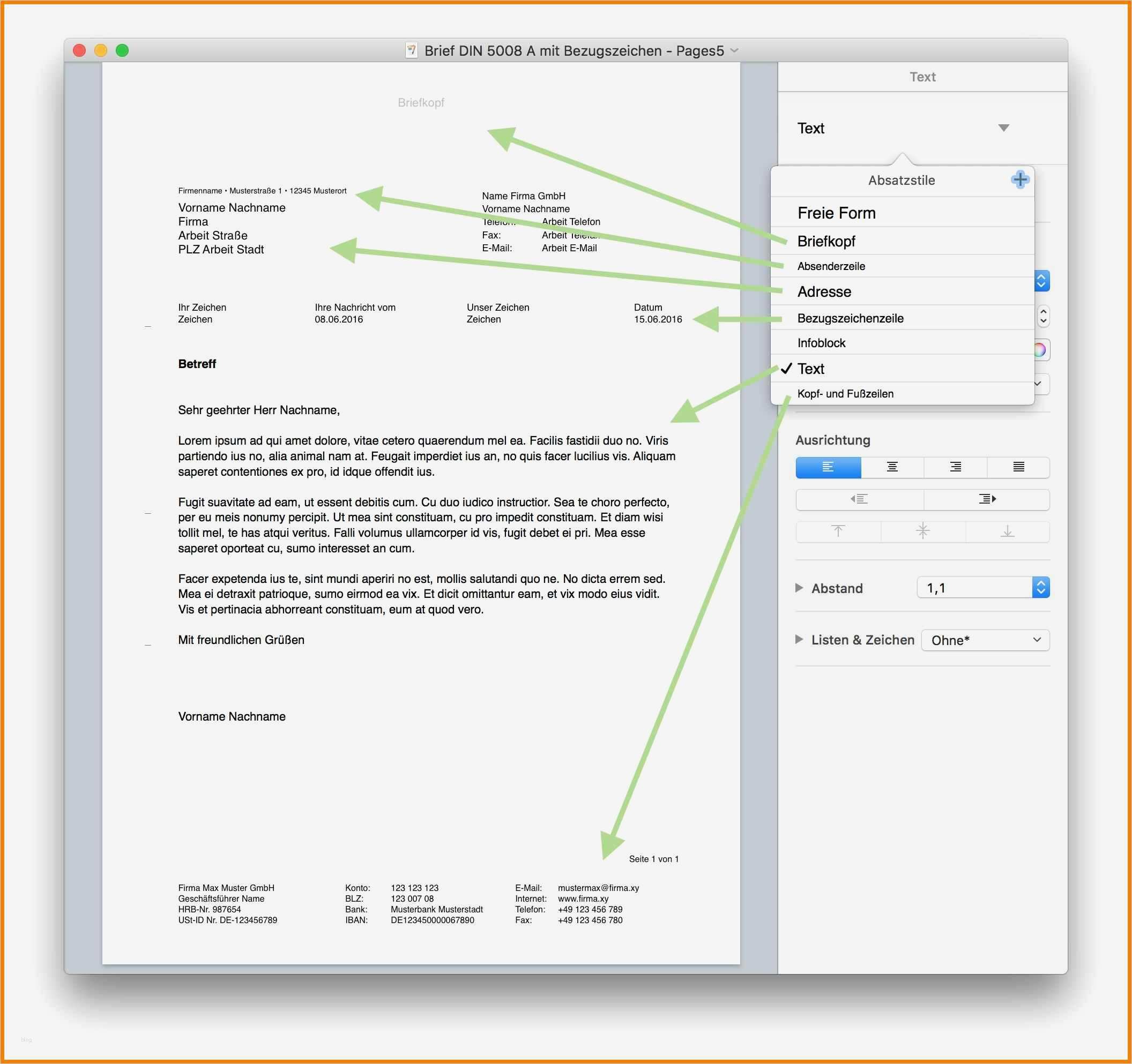 Briefpapier Din Vorlage Indesign Bewundernswert 14 Briefbogen Vorlagen