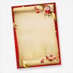 Briefpapier Drucken Vorlage Gut Weihnachtsbriefpapier Santa 50 Blatt Briefpapier