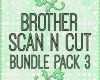 Brother Scanncut Vorlagen Bewundernswert Brother Scan N Cut Bundle Pack 3