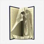 Bücher Falten Vorlagen Zum Ausdrucken Erstaunlich Book Folding Pattern Bride and Groom 227 Folds Tutorial