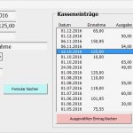 Buchhaltung Excel Vorlage Angenehm Kassenbuch Buchen Und Kostenlose Excel Vorlage