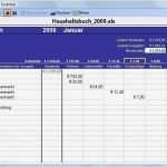 Buchhaltung Excel Vorlage Neu Excel Vorlage Haushaltsbuch 2009 Download