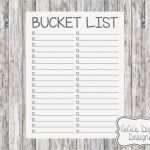 Bucket List Vorlage Gut Items Similar to Bucket List Bucket List Journal Write