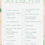 Bucket List Vorlage Gut Summer Fun Bucket List Printable Living La Vida Holoka