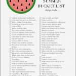 Bucket List Vorlage Schön Summer Bucket List Ideas 30 Things to Do