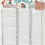 Bucket List Vorlage Wunderbar 100 Things I Want to Do In My Life Great for Journaling