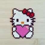 Bügelbilder Vorlagen Elegant Love Hello Kitty Perler Beads by Kittybeads