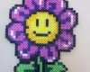 Bügelbilder Vorlagen Erstaunlich Smiley Purple Flower Hama Perler Beads