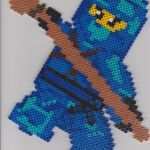 Bügelperlen Vorlage Gut Bügelperlen Ninjago Jay Vorlage Perler Beads