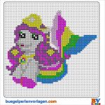 Bügelperlen Vorlage Neu Bügelperlen Vorlage Filly Mermaids Hama Bead