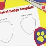 Bügelperlen Vorlage Paw Patrol Wunderbar Paw Patrol Printable Badge Template