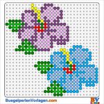 Bügelperlen Vorlagen Einhorn Elegant Blüten Bügelperlen Vorlage Flowers Perler Bead Pattern