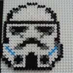 Bügelperlen Vorlagen Star Wars Kostenlos Hübsch Stormtrooper Helmet Star Wars Bügelperlen Perler Beads by