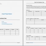 Business Case Vorlage Schönste Business Case Template