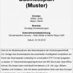 Businessplan Bestehendes Unternehmen Vorlage Erstaunlich Businessplan Muster Pdf