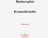 Businessplan Erstellen Vorlage Beste Businessplan Kosmetikstudio Vorlage Zum Download