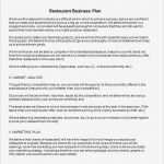 Businessplan Restaurant Vorlage Wunderbar 5 Free Restaurant Business Plan Templates Excel Pdf formats