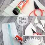 Butterbrotpapier Sterne Vorlage Erstaunlich Diy Sterne Aus butterbrotpapier Und Tapete