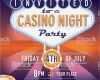 Casino Einladung Vorlage Erstaunlich Las Vegas Sign Vip Party Casino Night Invitation Design