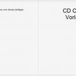 Cd Cover Vorlage Wunderbar Cd Cover Vorlagen Für Word Und Corel Draw –