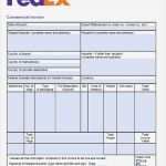 Commercial Invoice Vorlage Luxus Free Fedex Mercial Invoice Template Excel