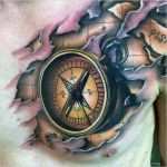 Compass Tattoo Vorlage Erstaunlich 70 Pass Tattoo Designs for Men An Exploration Ideas