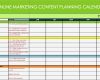 Content Plan Vorlage Beste Marketing Calendar Excel