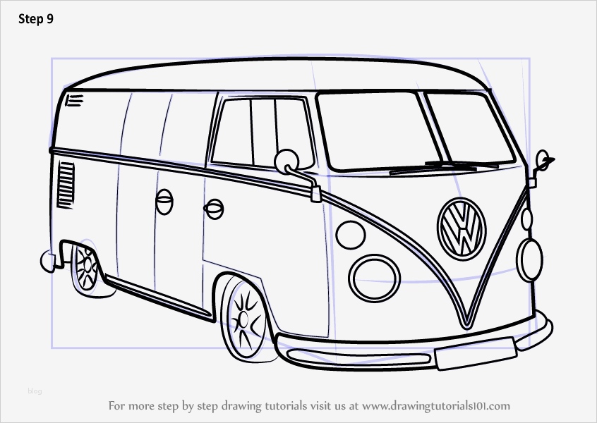 Corel Draw Vorlagen Geburtstag Cool Learn How to Draw Volkswagen Van