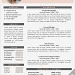 Cv Vorlage Word Inspiration Cv Template Milan