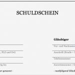 Darlehensvertrag Vorlage Kostenlos Neu Vordruck Schuldschein Pdf Download